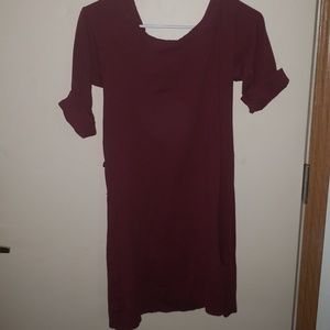 Maroon tunic